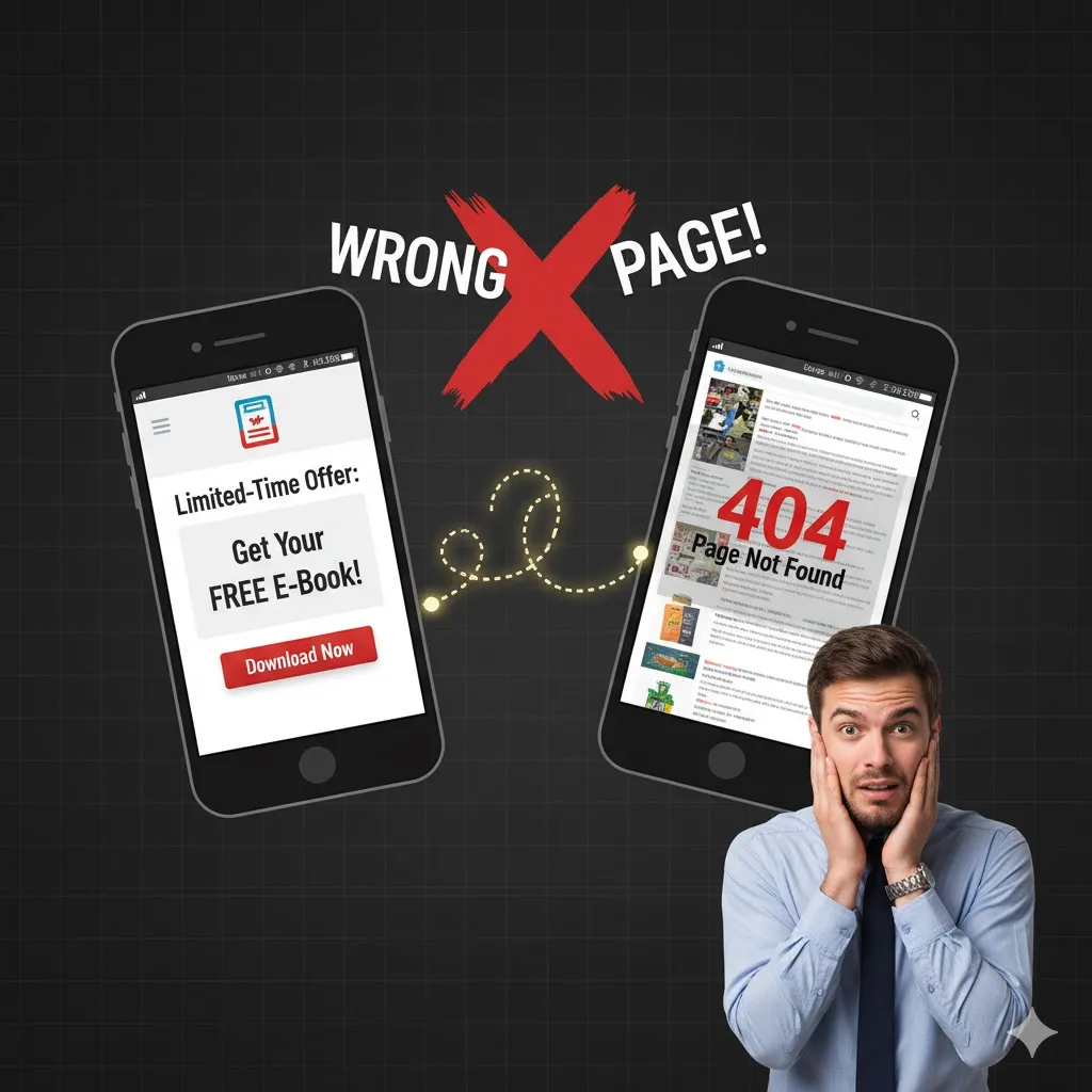 Mistake No.4 Sending People to the Wrong Page - Tech Support Plus IT Services