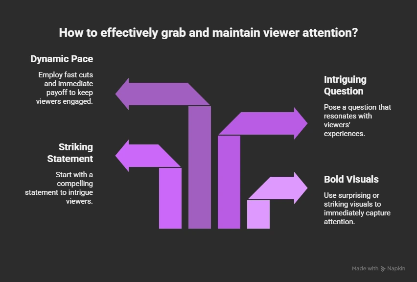 how to effectively grab and maintain viewer attention