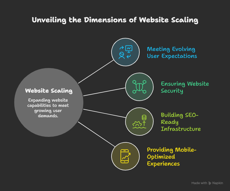 unveiling the dimensions of website scaling